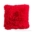 Mosell! Fashion 3D Flower Made Polyester Cushion